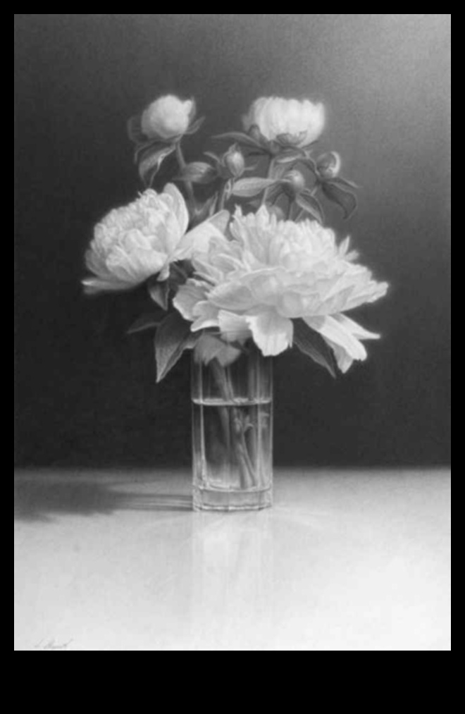 Liniște în desenul monocrom al obiectelor atemporale 2 Nemișcare în monocrom: Desenarea obiectelor atemporale