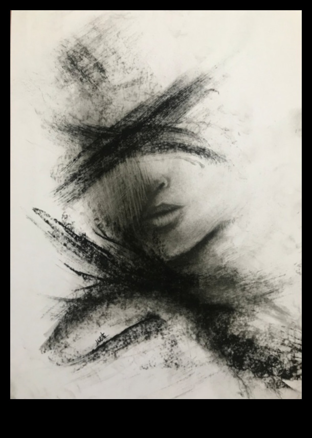 Arta desenului cu umbre cu cărbune 2 Umbre în cărbune: crearea unui contrast dramatic