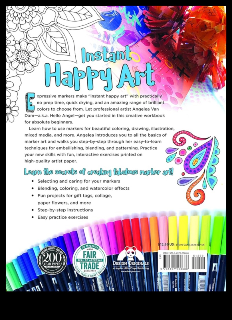 Spectrul de markere: crearea de desene colorate și diverse